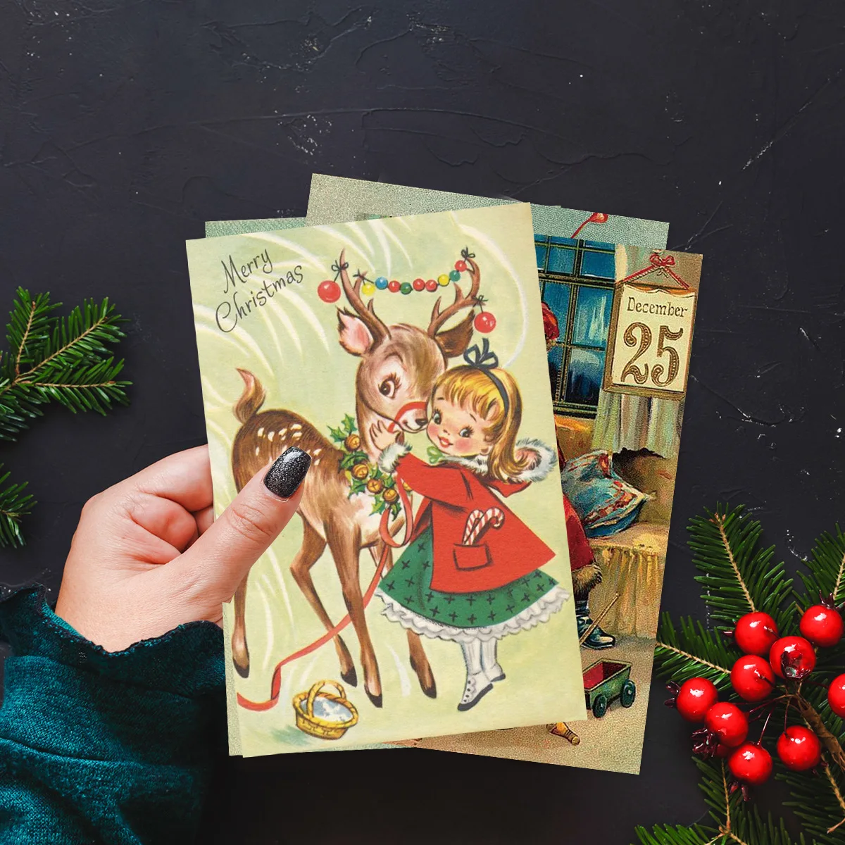 Set Di 50 Segnaposto In Cartoncino Bianco A Forma Di Cervo Di Natale, Scrivibili Fronte/retro, Per Decorazione Tavola Feste