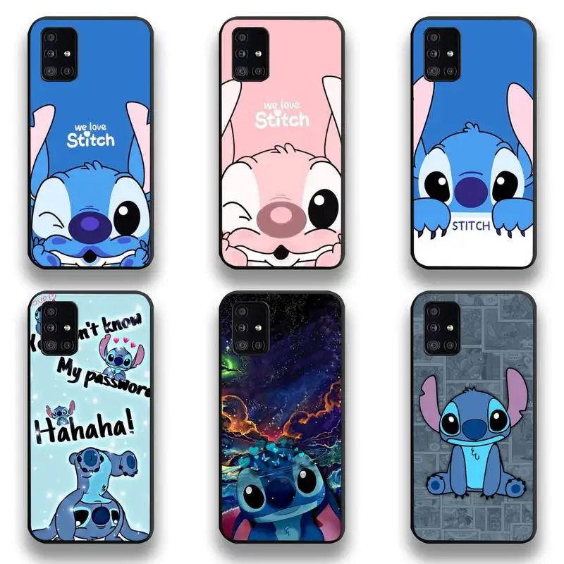 Милый мультяшный Стич Ange чехол для телефона Samsung Galaxy A52 A21S A02S A12 A31 A81 A10 A20E A30 A40 A50 A70