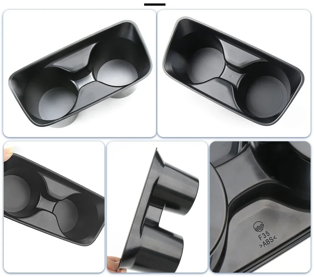 Mittelkonsolen-Getränkehalter mit Aufbewahrungsfach für BMW 3er 4er M3 M4 F30 F31 F34 F35 F80 F32 F33 F36 F82 – Detail 3