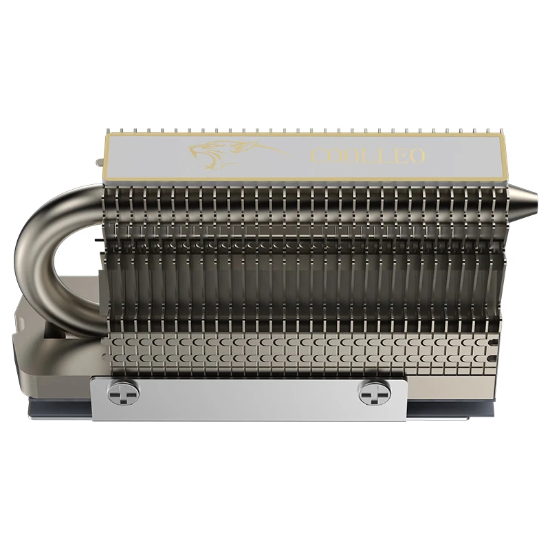 Coolleo Aghp-radiador de Estado Sólido 2280 Ssd Dissipador de Calor Totalmente Galvanizado Soldagem de Refluxo Heatpipe M.2 Refrigerador Ssd m. - Imagem 3