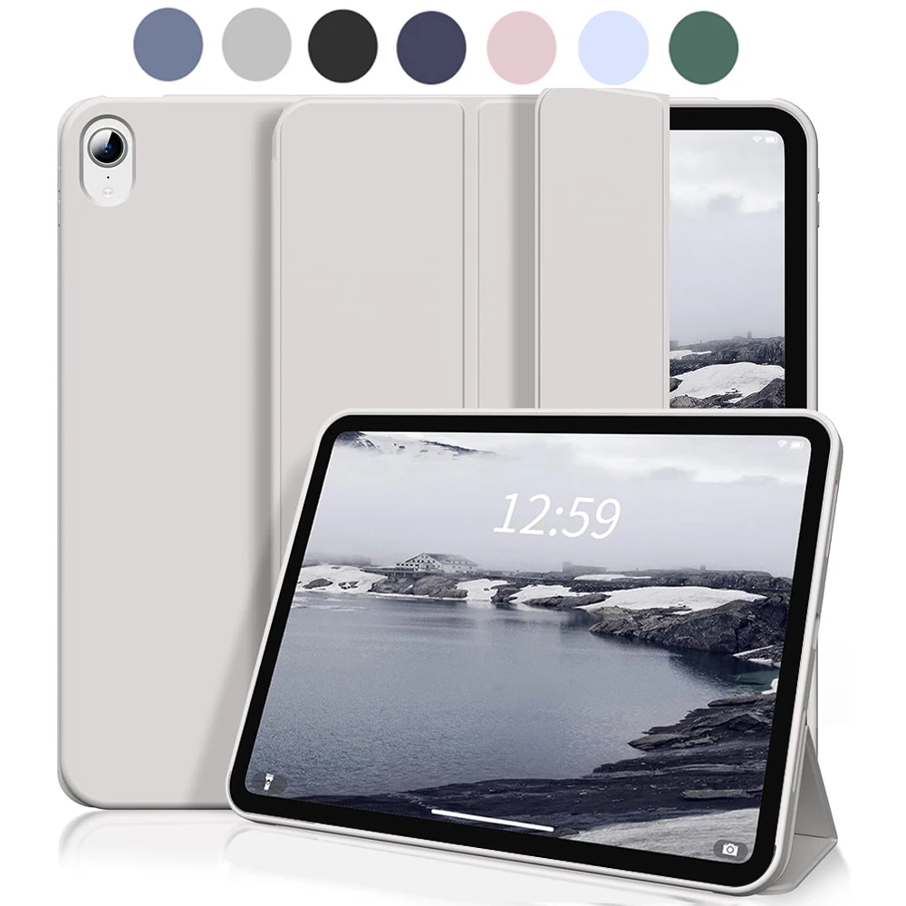 Premium Trifold Stand Smart Folio with Soft TPU Back Cover