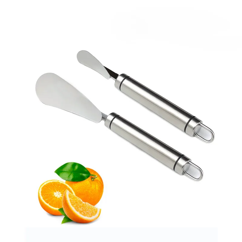 Stainless Steel Orange Grapefruit Peeler Fruit Opener Skinning Knife Vegetables Peeling Cutter, orange peeler