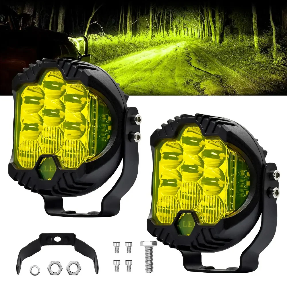 3inch Led Search Bar Wok Light High Beam Headlights 120W Miles Motorcycle Proj