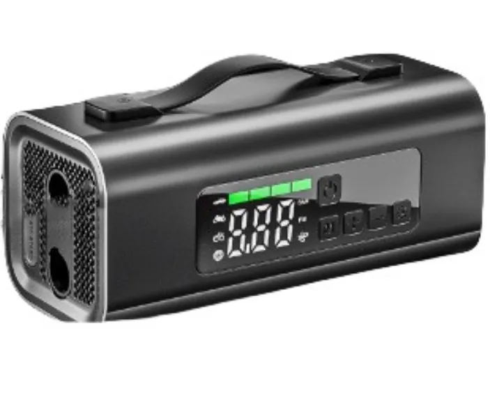 

Factory Price 6-in-1 Portable Emergency Tools Power Bank Jump Starter Car Inflator Battery Booster 600A Peak Current USB