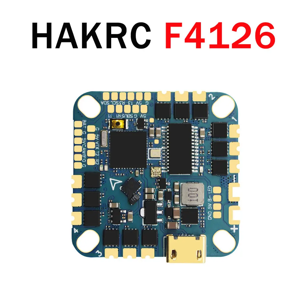 HAKRC-F4126-ICM42688-F411-Flight-Controller-BLHELI-S-20A-2-4s-ESC-AIO ...