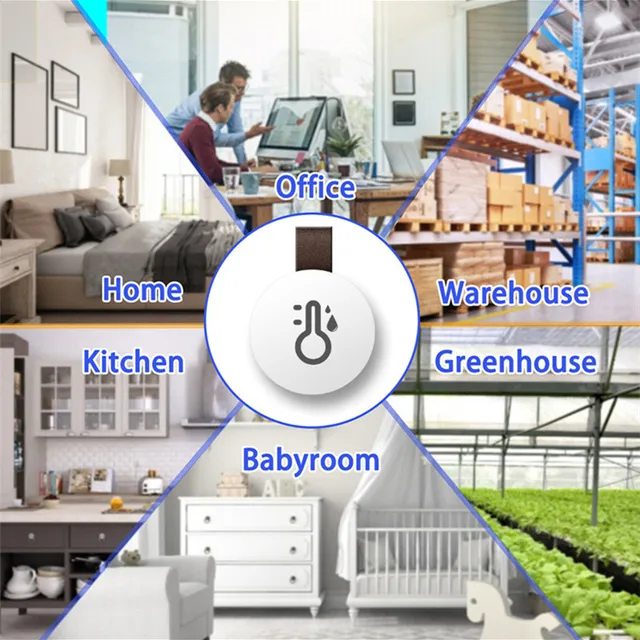 Mini Hőmérő Higriller Otthoni Vezeték Nélküli Beltéri Digitális Hordozható Hőmérséklet Páratartalommérő - Image 5