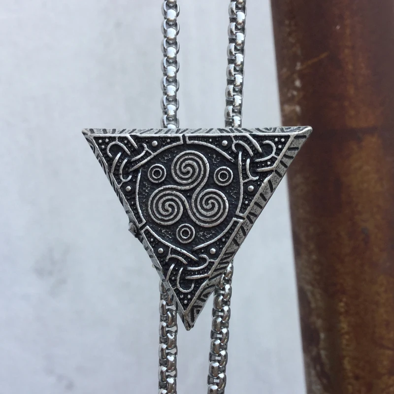 Original design bolotie alloy triangle bolo tie for men personality neck tie fashion accessory