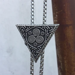 Original design bolotie alloy triangle bolo tie for men personality neck tie fashion accessory