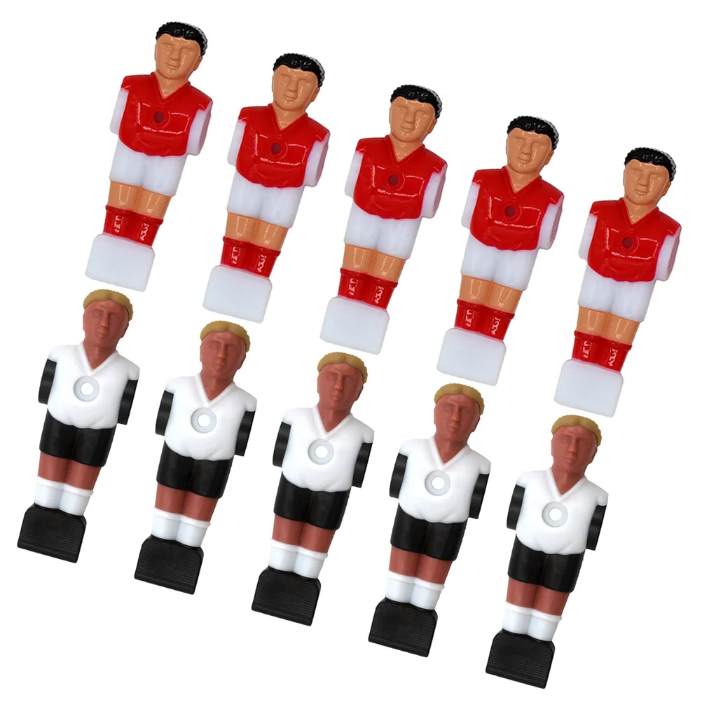 

10 Pcs Foosball Player Tabletop Soccer Players Football Toys Replacement Game Machine Parts