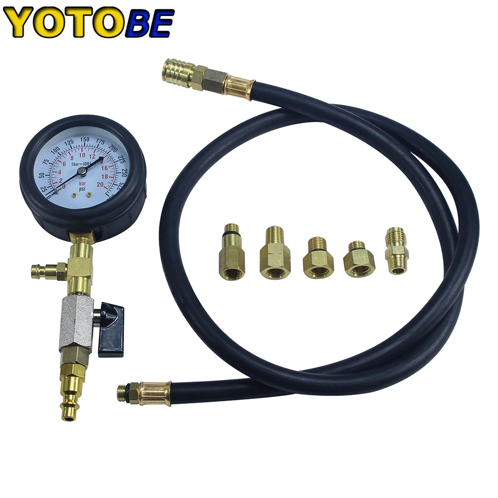 Truck Car Shock Absorber Air Suspension Leakage Tester Car Air Shock Absorber Pressure Leak Inspection Gauge Tool 2