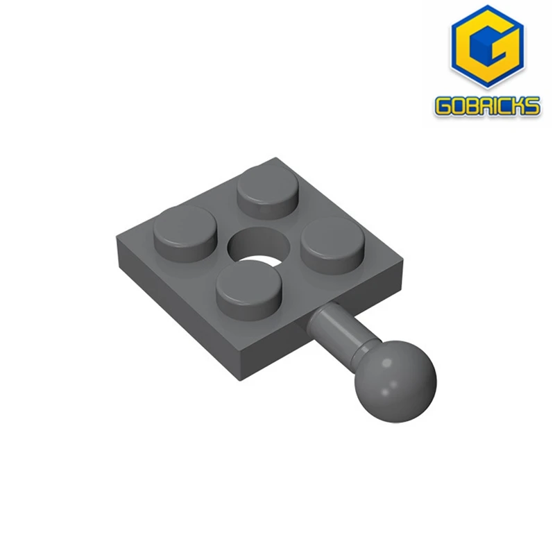 GobricksGDS1052PlateModified2x2withTowBallandHole