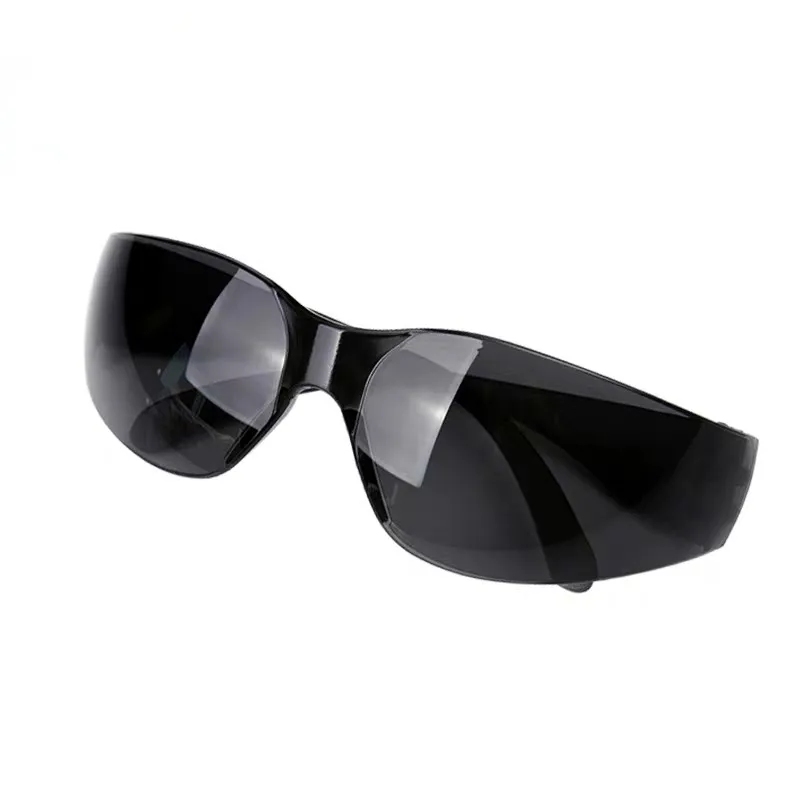 pçs óculos de proteção segurança pc cinza vento ipl óculos de segurança cinta proteção uv óculos laser frete grátis