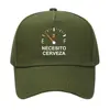 NECESITO CERVEZA Spanish Print Baseball Caps Street Creative 5 Panel Hat Casual Lightweight Curved Brim Cap Unisex Trucker Hats 1