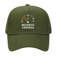 NECESITO CERVEZA Spanish Print Baseball Caps Street Creative 5 Panel Hat Casual Lightweight Curved Brim Cap Unisex Trucker Hats 1