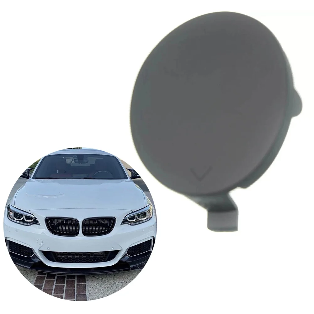 BMW 2 시리즈 230i 228i M240i M235i용 무도색 프론트 범퍼 견인 고리 커버 OEM 부품 번호 51118058061