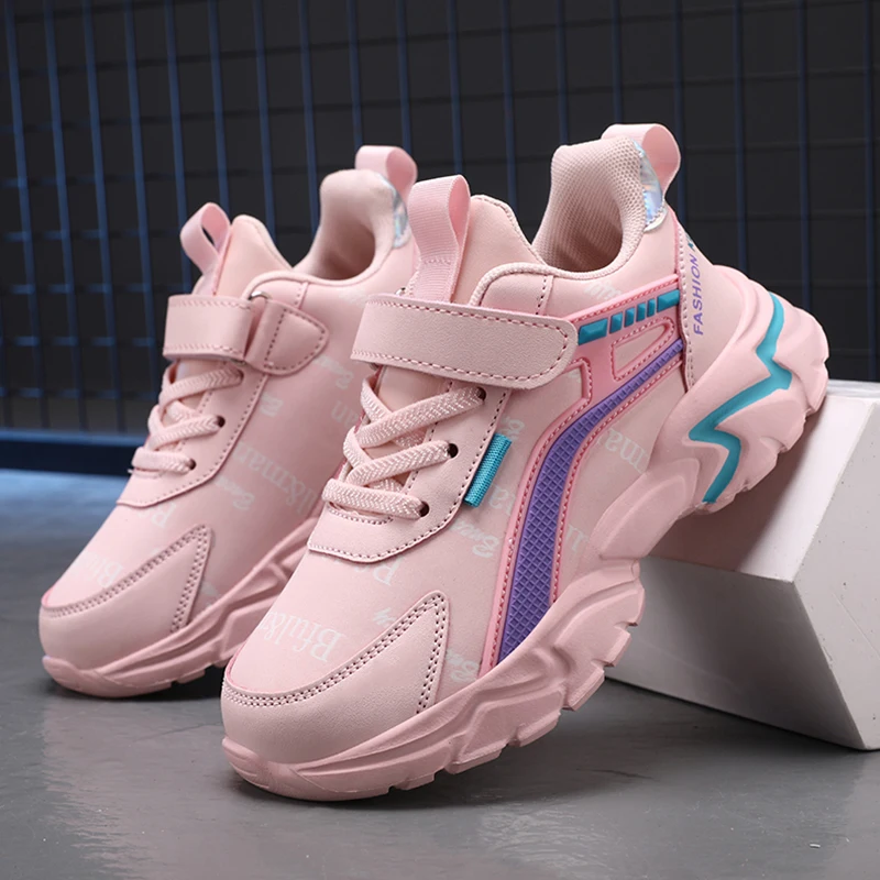 Boy Kids Fashion Sneakers Girls School Casual Shoes Outdoor Breathable Running Shoes Light Soft Sole Non-slip Children Shoes Best Sellers In Shoes