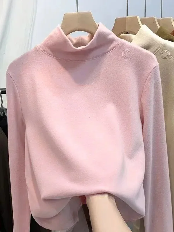 Smiling face pink [double-sided velvet warm and comfortable]]