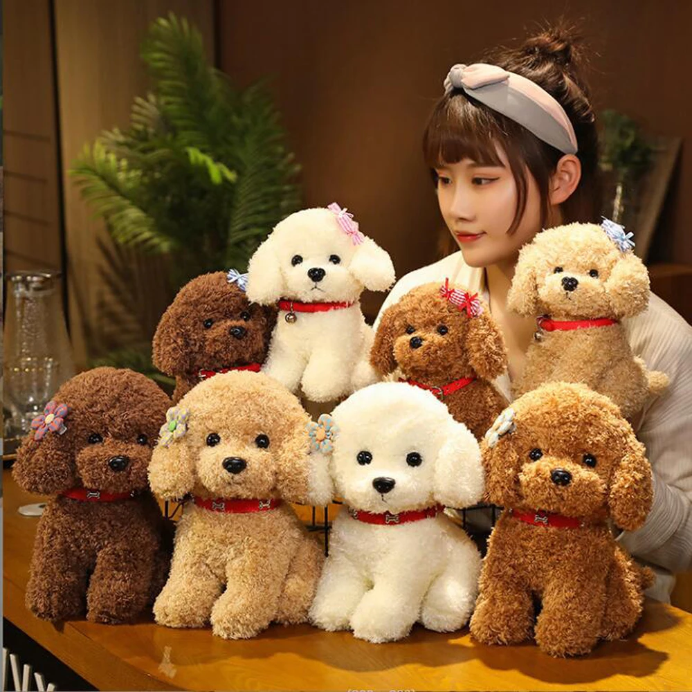 

Simulated Sitting Teddy Dog Stuffed Children Plush Toy