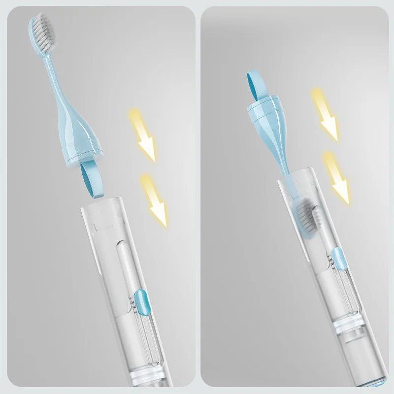 Brosse à Dents Pliante Fosco - Idéale Pour Le Camping Et Les Voyages