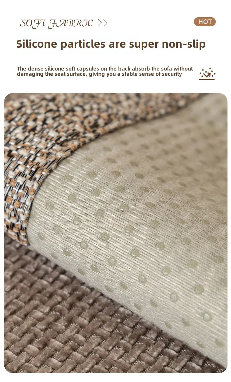 Chenille Sofa Cover for Living Room Luxury Sofa Pad Anti-slip Corener Couch Towel Mat Furniture Protector Divani Per Soggiorno