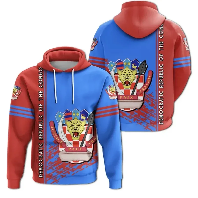 thumbnail image 1 of Sudadera con capucha y emblema nacional de la bandera del Congo, chaqueta deportiva para hombre, estampado 3D, jerseys africanos de gran tamaño, sudadera, ropa unisex, envío directo, 1 of 5