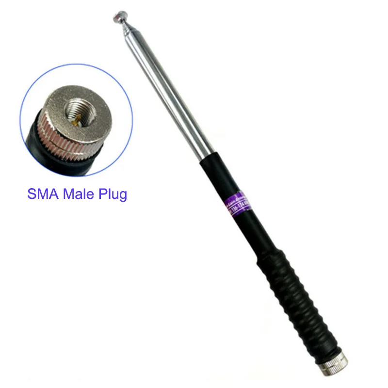 FP10120 Telescopic Antenna SMA-Male VHF 136-174MHz for Handheld GPS Garmin Astro 320 430 900 FP10120, Alpha 50, Alpha100 Radio