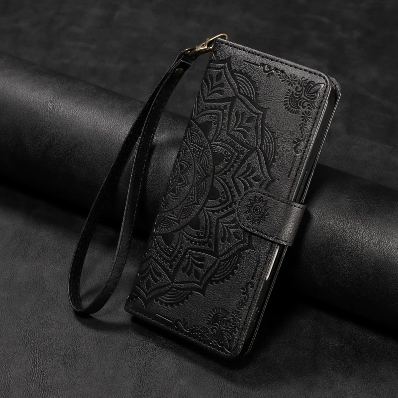 Luxury PU Leather Wallet Case - Flip Stand Holder Cover