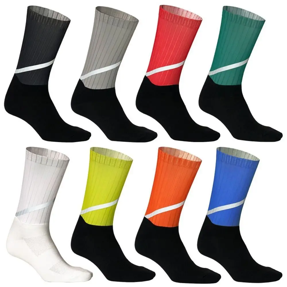

1 Pair Breathable Cycling Socks Deodorant Sweat-absorbent Sports Socks Wear Resistant Anti Slip Bicycle Sock Mountaineering