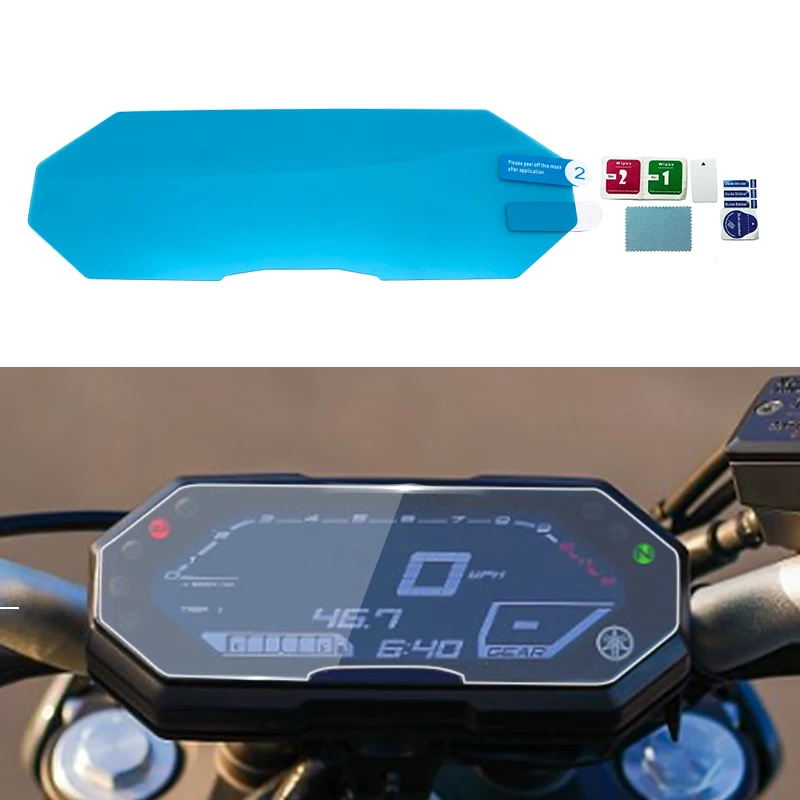 For YAMAHA MT-07 FZ-07 Scratch Cluster Screen Dashboard Protection Instrument Film MT07 FZ07 MT FZ 07 Motorcycle