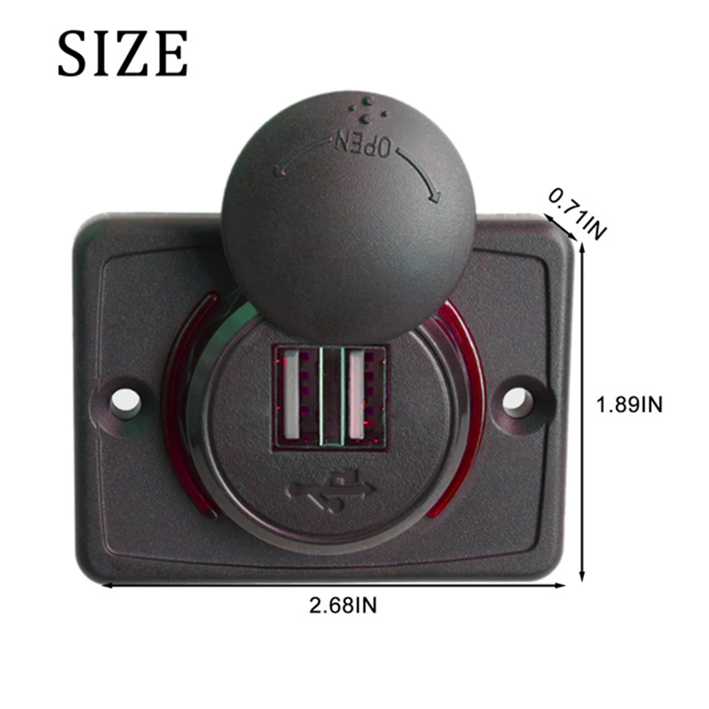  USB      г Ʈ   ڵ Ʈ ATV UTV ķ ĳ  12-24V  3.1A