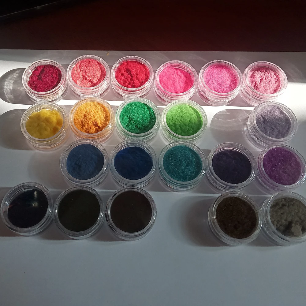 

24Colors Velvet Flocking Dust Powder Set Colorful 3D Villus Glitter Powder 2.5ml/jar*24pcs DIY Manicure Velvet Powder NDAKD-254