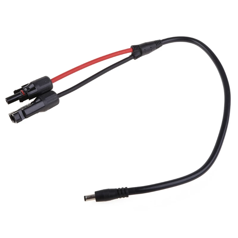 DC5521 Solar Panel Connector Solar Inverter Connector Power Supply 5.5x2.1mm Plug Adapter Cable 0.5m 14AWG Adapter