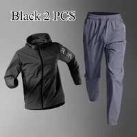 Vêtements de sport à séchage rapide pour hommes, coupe ample, pour l'entraînement en extérieur, les courses matinales, vêtements de sport de printemps 2