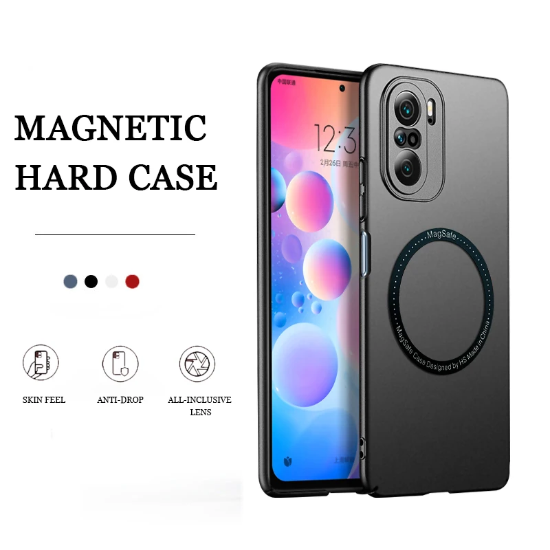 For Funda Xiomi Xiaomi Poco F3 F4 F 4 GT F4GT M4 Pro M 4 Pro M4Pro 4G 5G  Case Cover Cute Luxury Magsafe Magnetic Hard Phone Case