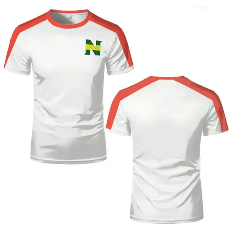 T-shirt sportive da uomo Captain Tsubasa Anime Jersey Cosplay Top personalizzati larghi da uomo e da donna Abbigliamento sportivo ad asciugatura rapida T-shirt per bambini - immagine 5