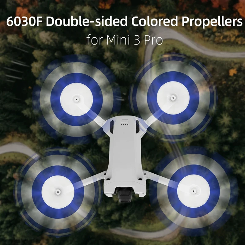 Hélice de rechange DJI Mavic 3/4 Pro - Argent, Rouge, Vert, Noir