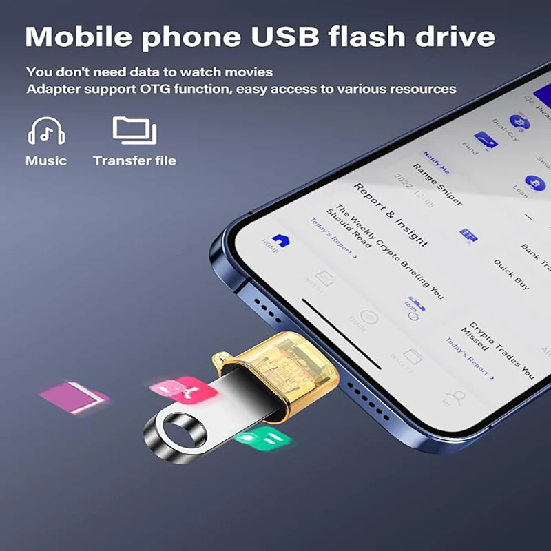 120와트 USB 3.2/Gen2 양면 10GB 데이터 전송 컴퓨터-모바일기기 변환기(OTG 기능 지원)