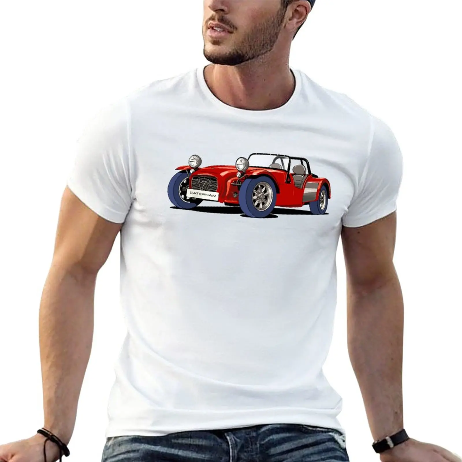 T-Shirt Caterham 7 T-Shirt Oversize Maglietta Vintage Magliette Vuote Magliette Divertenti Magliette Grafiche Da Uomo