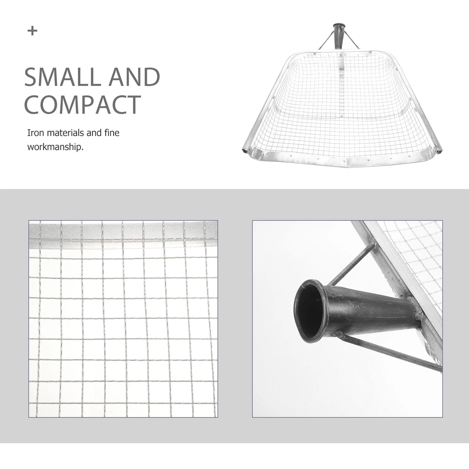 Iron Farm Corn Spade Maize Sieve Shovel Useful Farm Implement Handheld Shovel Scoop Garden Leaking Soil Agricultural