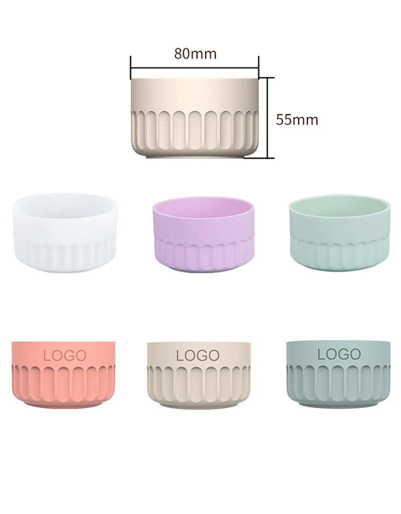 Protective Water Bottle Bottom Sleeve Cover Silicone Cup Bottom Protective Cover Cup Holder For Stanley 20/30/40oz Tumbler