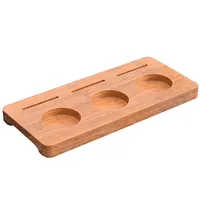 Wood bamboo Serving Tray Beer Tasting Flight Sampler Boards Scotch Flight Serving Tray For Bar, Brewery, Gifts, Party, Education 1