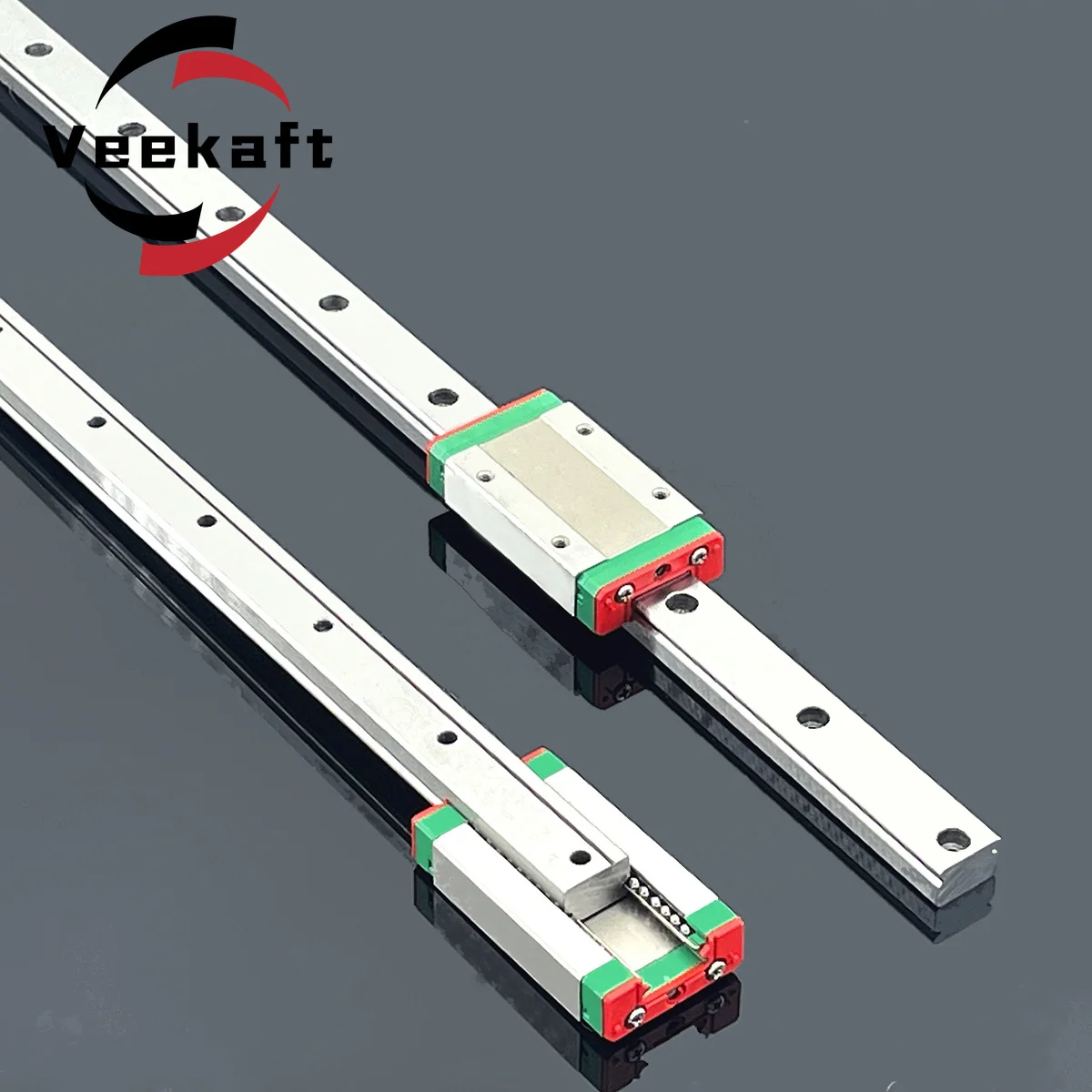 transporte linear do bloco ou transporte estreito de para impressora voron guia linear miniatura trilho 01