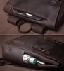 Vintage Real Leather Backpack Men Outdoor Hiking Bag Luxury Top Cowhide Travel Bag Student Schoolbag 16 inch Laptop Computer Bag 4