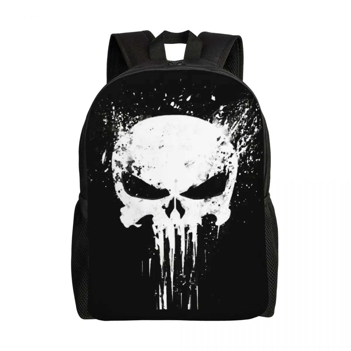 

Skull Skeleton 3D Printing Backpack for Girls Boys Heavy Metal College School Travel Bags Men Women Bookbag Fits 15 Inch Laptop