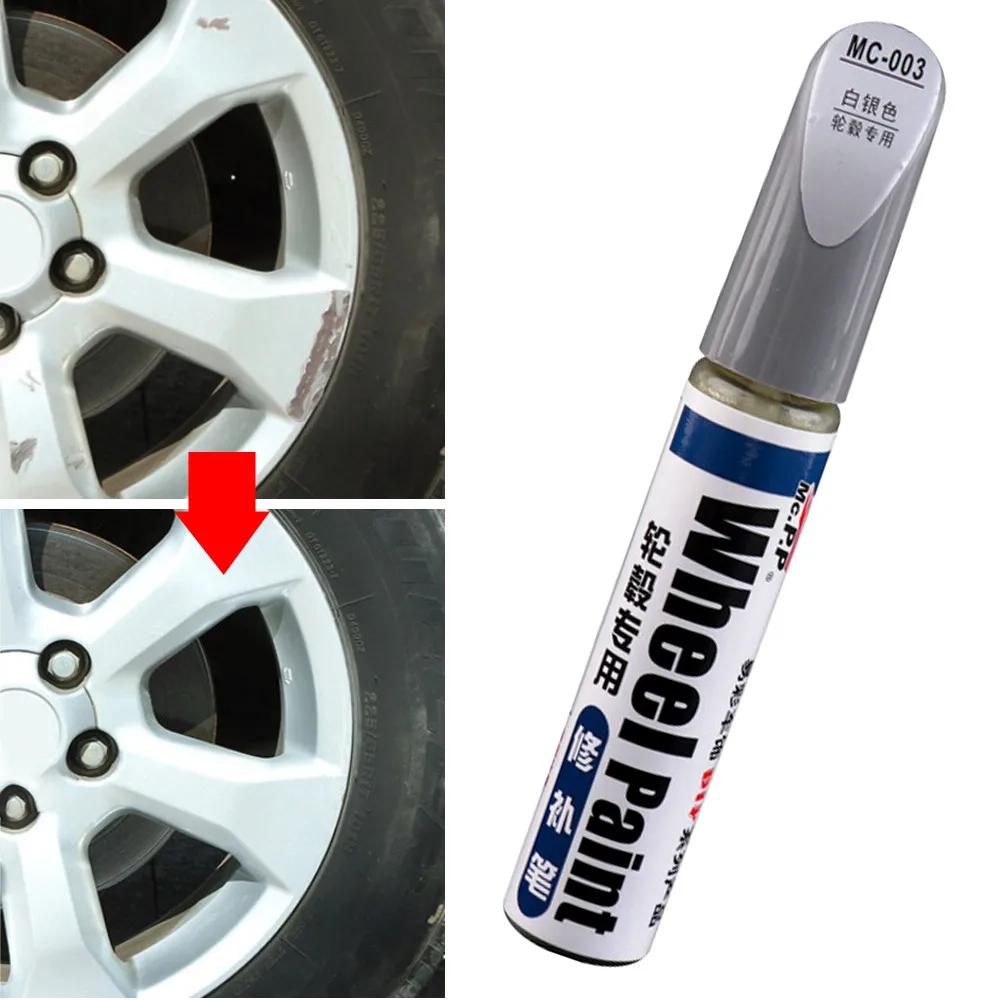 Car Tire Wheel Paint Repair Marker Pen Mercedes Benz W211 W203 W204 W210 W124 AMG W202 CLA W212 W220