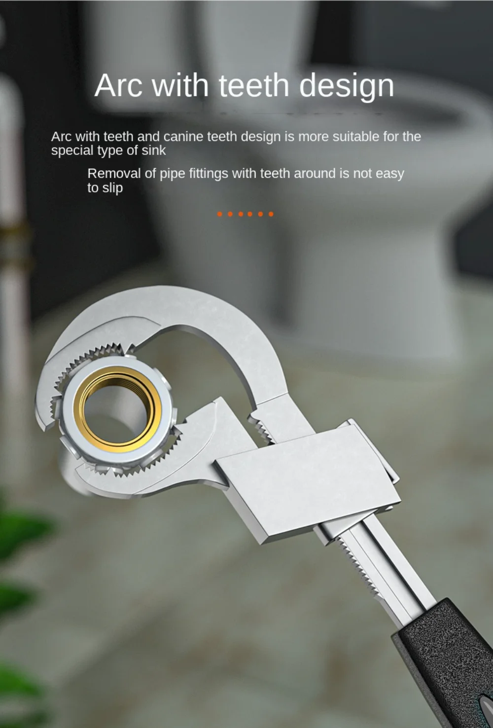 (🔥Hot Sales:48% Off）multifunctional Bathroom Wrench