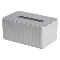 Creative Drawable Lid Tissue Box Lightweight Home Napkin Container Tissue Case For Storage ganizer Pp Material Black Bins Holder 1