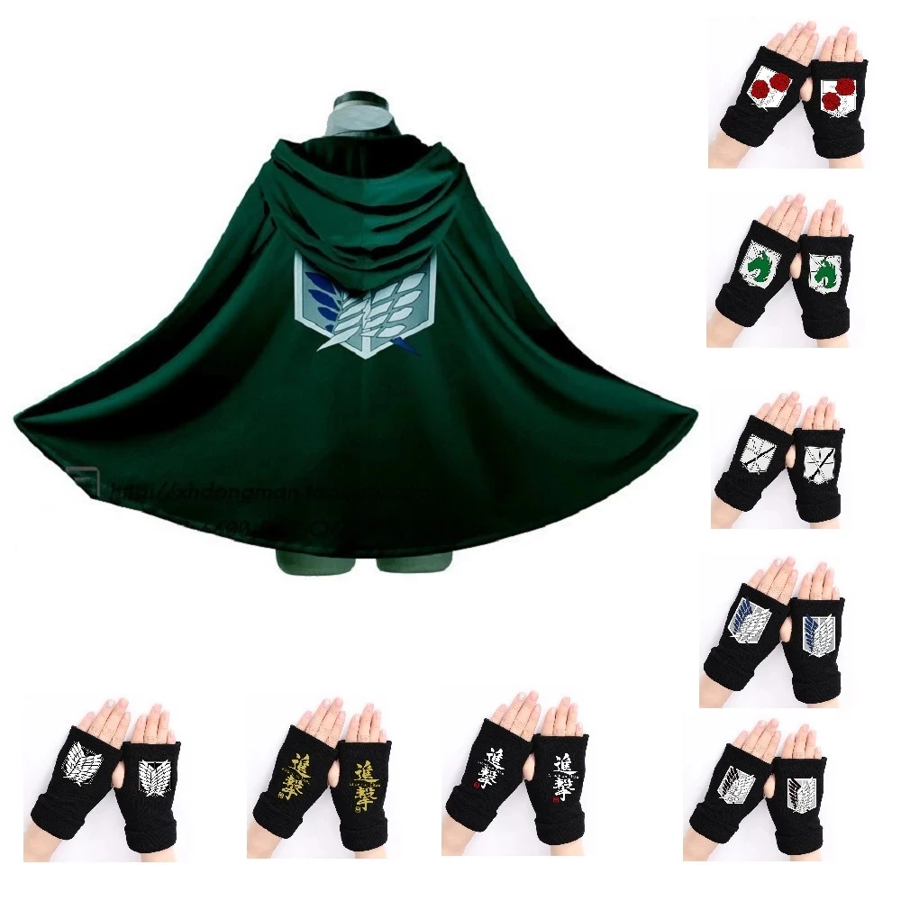 family halloween costumes On Sale Anime Attack on Titan Cloak Shingeki No Kyojin Scouting Legion Aren / Levi Capes Cosplay Costume best halloween costumes