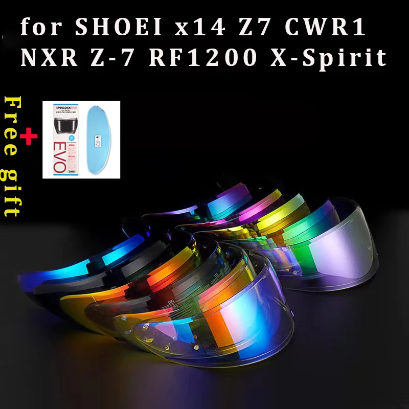

Helmet Visor for SHOEI x14 Z7 CWR1 NXR Z-7 RF1200 X-Fourteen X-Spirit RYD Motorcycle Lens Windproof Shield Motorbike Accessories