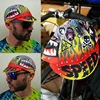 HIZOKU Cycling Caps Sawtooth Shark Floral Print Bike Hat One Size Fits Most 1
